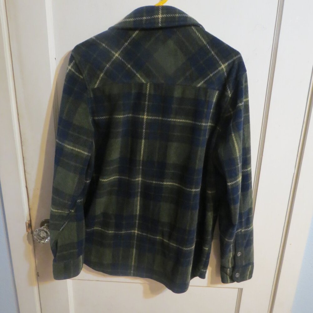 Freedom Foundry button up shirt Men's size LG Green plaid flannel - Picture 3 of 3
